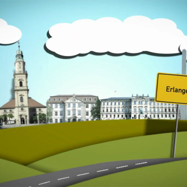 Freibäder Erlangen - Werbe-Animation